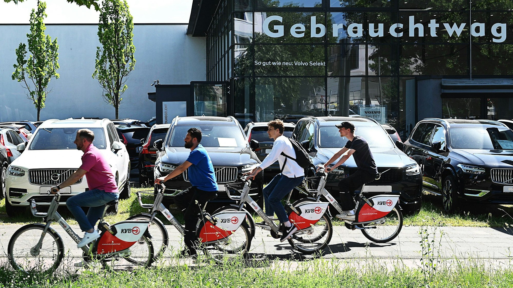 Seit zehn Jahren gibt es die KVB-Leihräder.