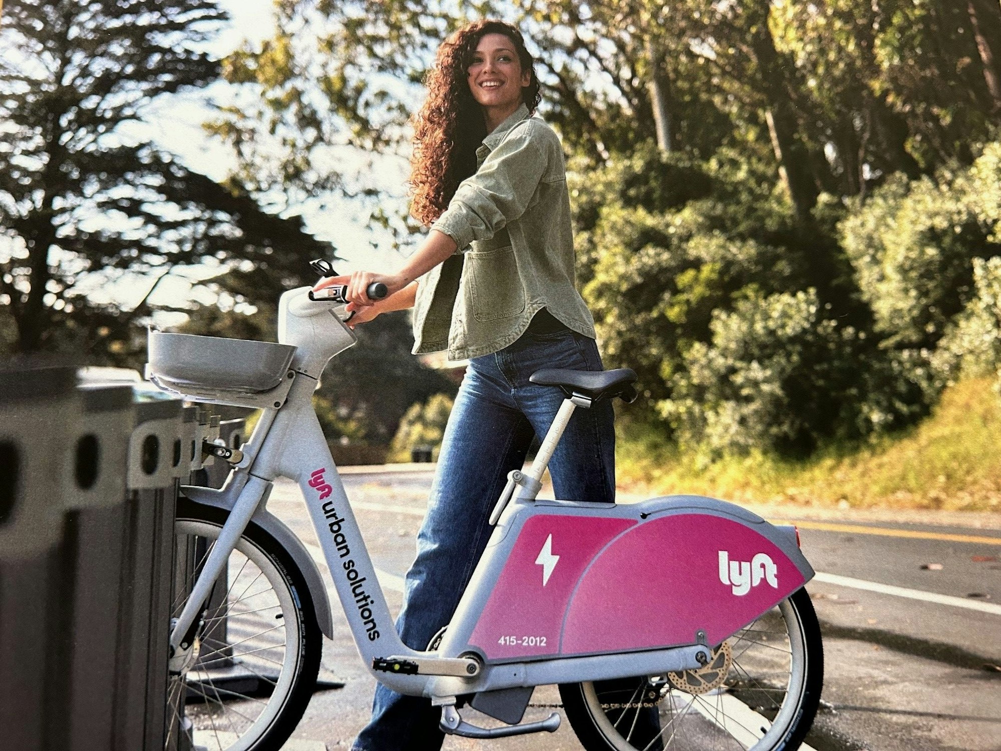 Das Bild zeigt Leihräder des Anbieters Lyft. Foto: Lyft