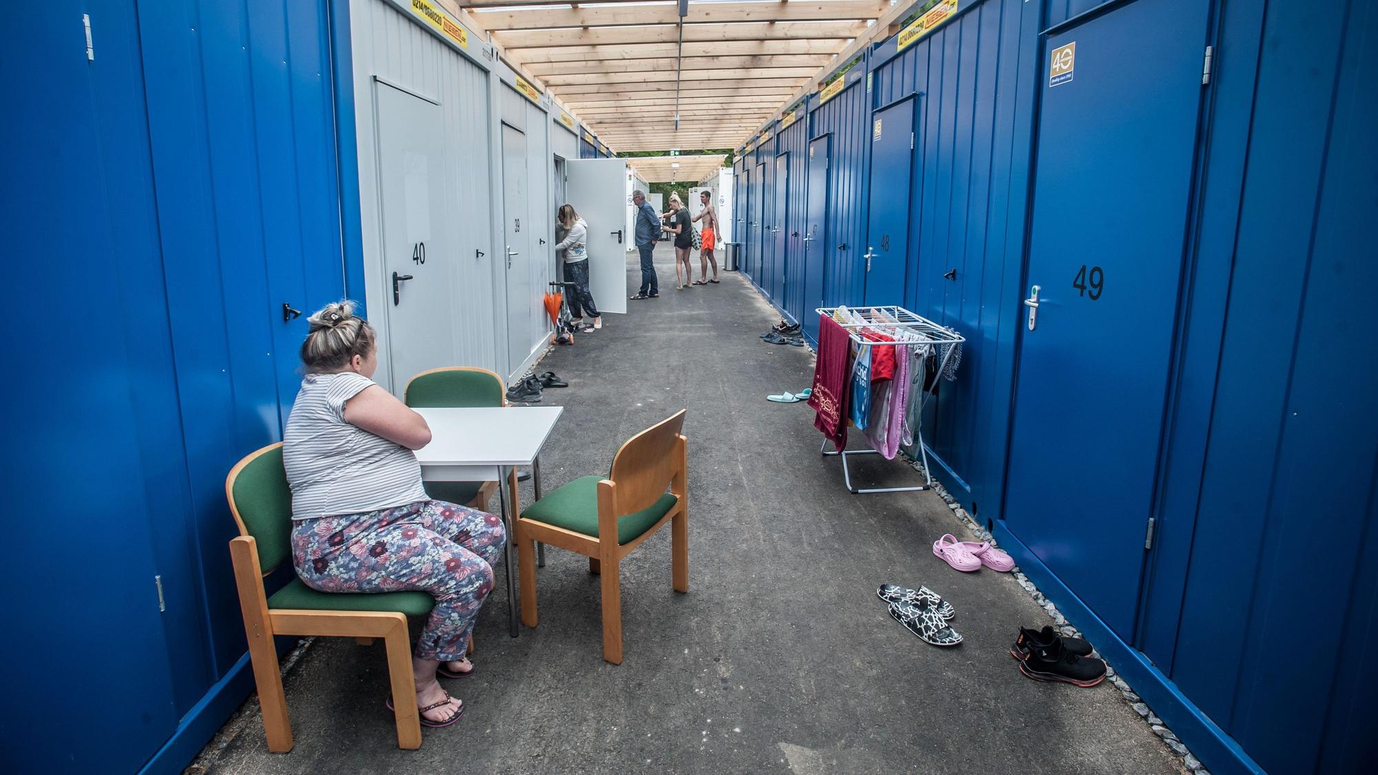 AWO: Unterkunft für aus der Ukraine geflüchtete Flüchtlinge, Steinbüchel