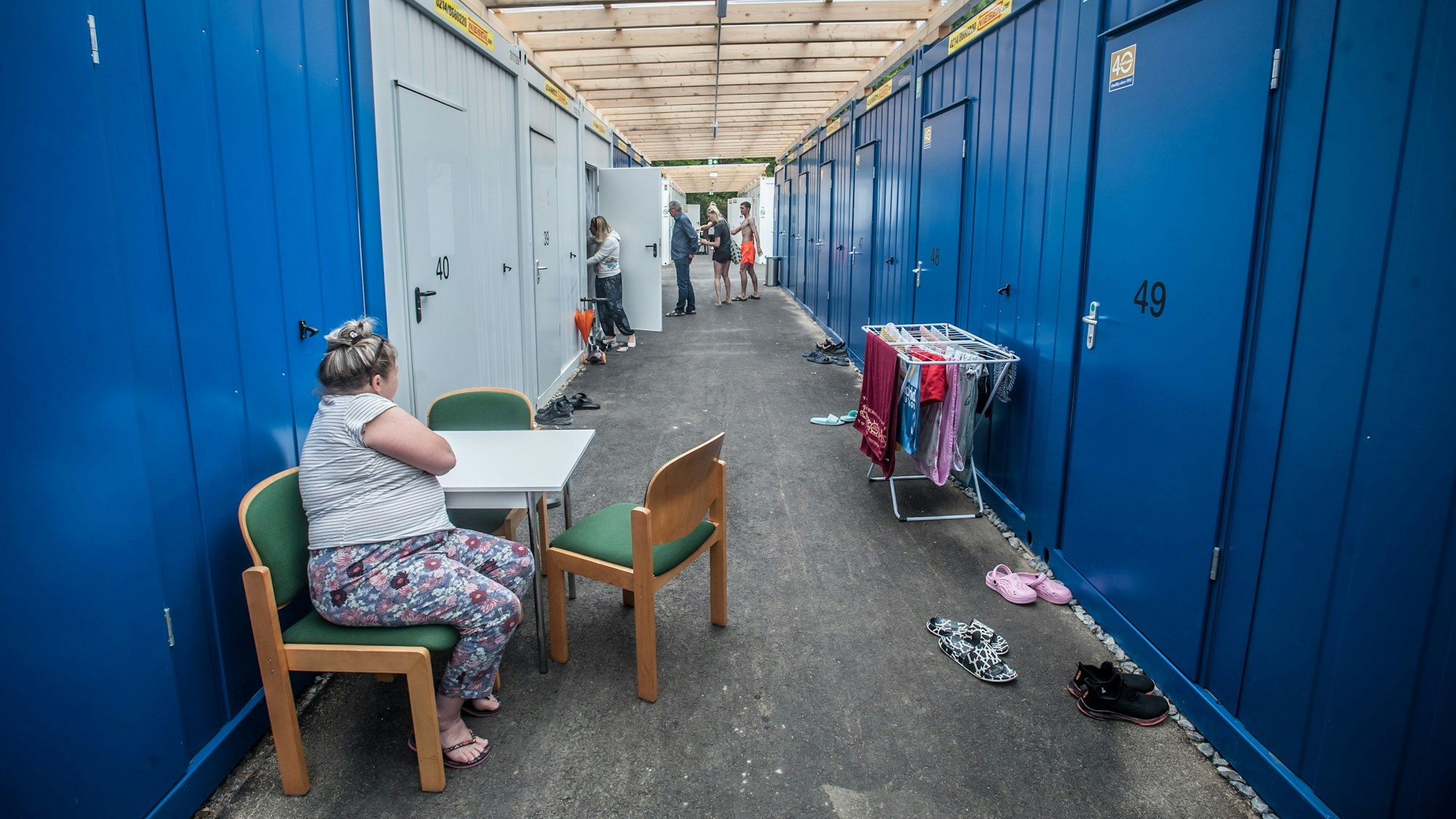 AWO: Unterkunft für aus der Ukraine geflüchtete Flüchtlinge, Steinbüchel