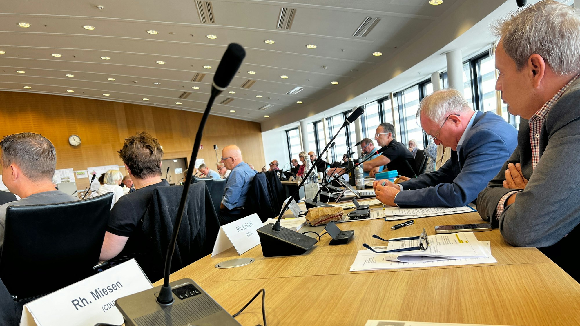 Der Ratssaal in Leverkusen