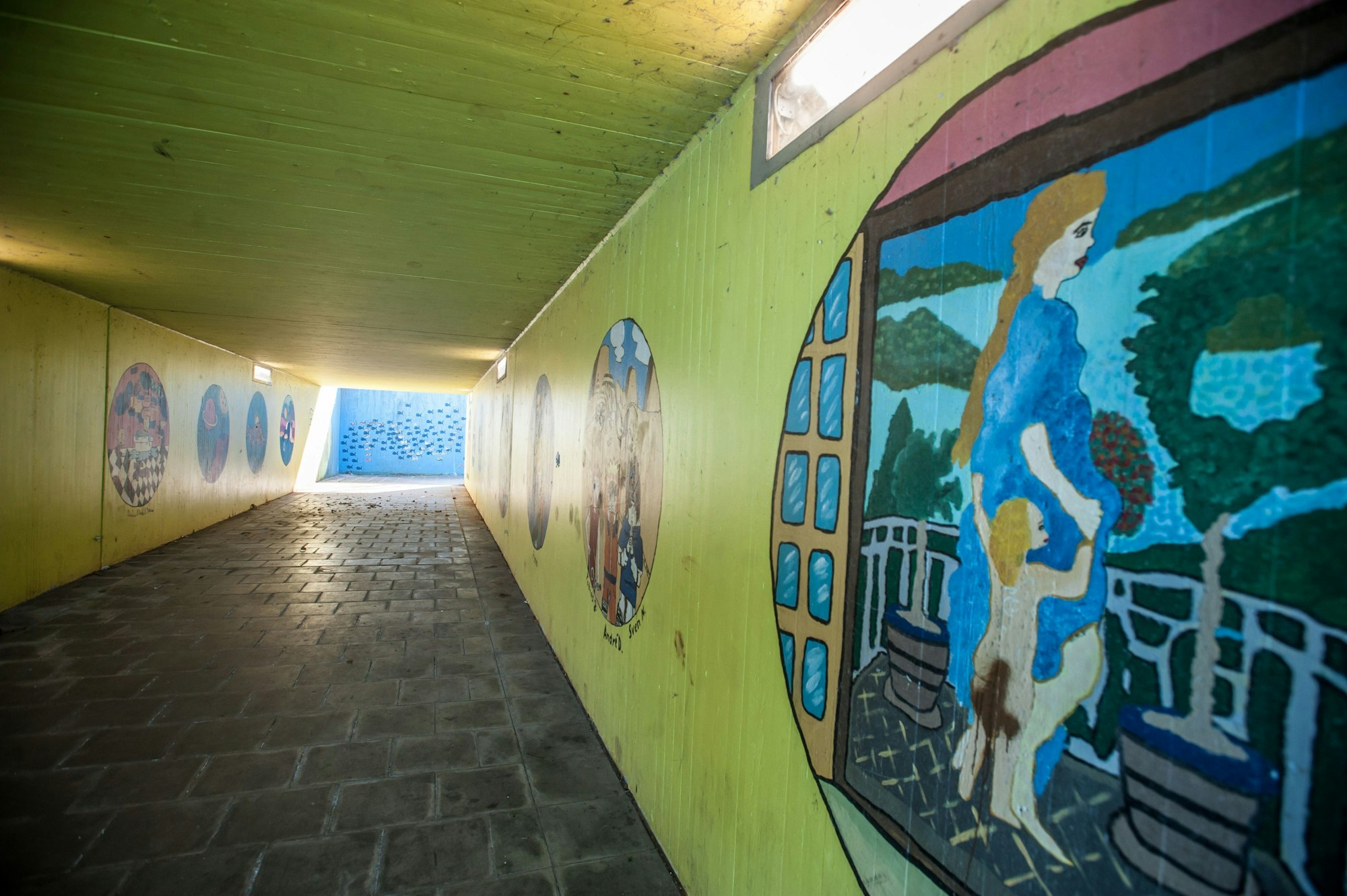 Unterführung Gustav-Heinemann-Straße Angstraum. Foto: Ralf Krieger