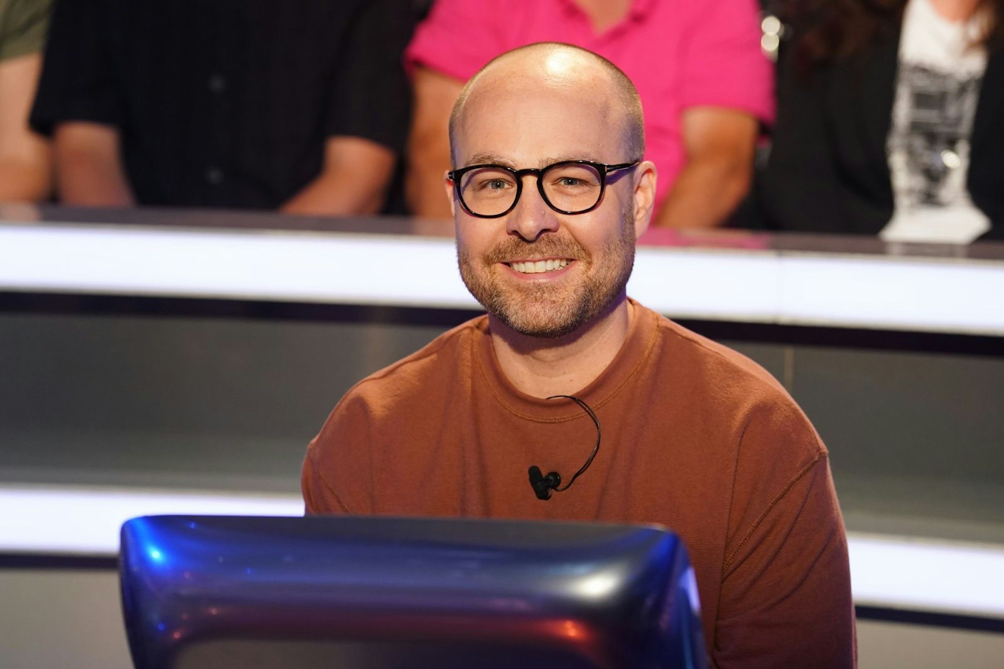 Journalist und Radiomoderator Max Oehl aus Stuttgart hat einen gemeinsamen Bekannten mit Günther Jauch: Thomas Gottschalk. Mit dem sendete Oehl in der Coronazeit aus dem Garten der TV-Legende. (Bild: RTL / Stefan Gregorowius)