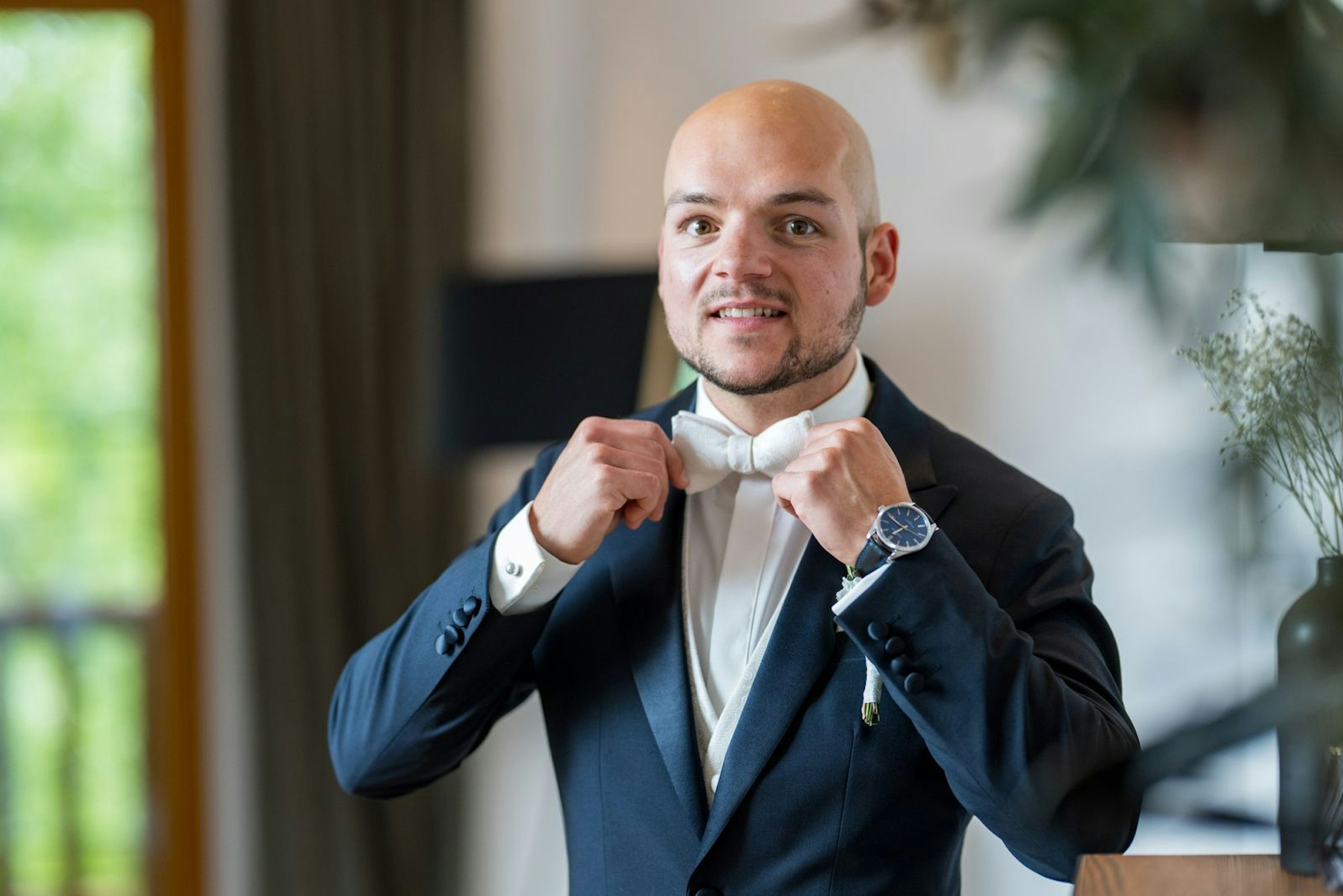 Daniel nimmt sich vor, auch im Falle eines Ehe-Scheiterns dankbar für die Erfahrung zu sein.  (Bild: Joyn / Markus Hertrich)