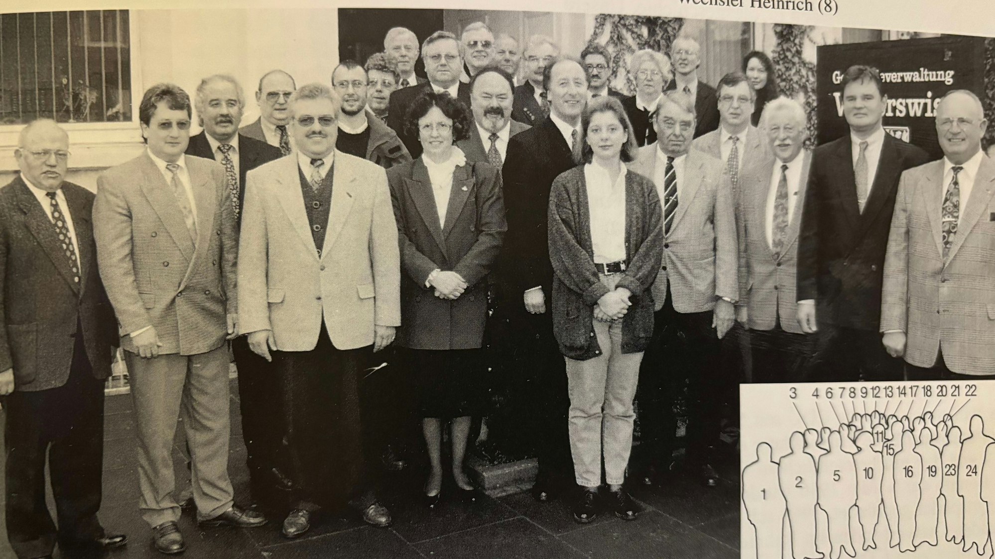 Das Bild von 1996 zeigt die CDU-Politiker aus Weilerswist.