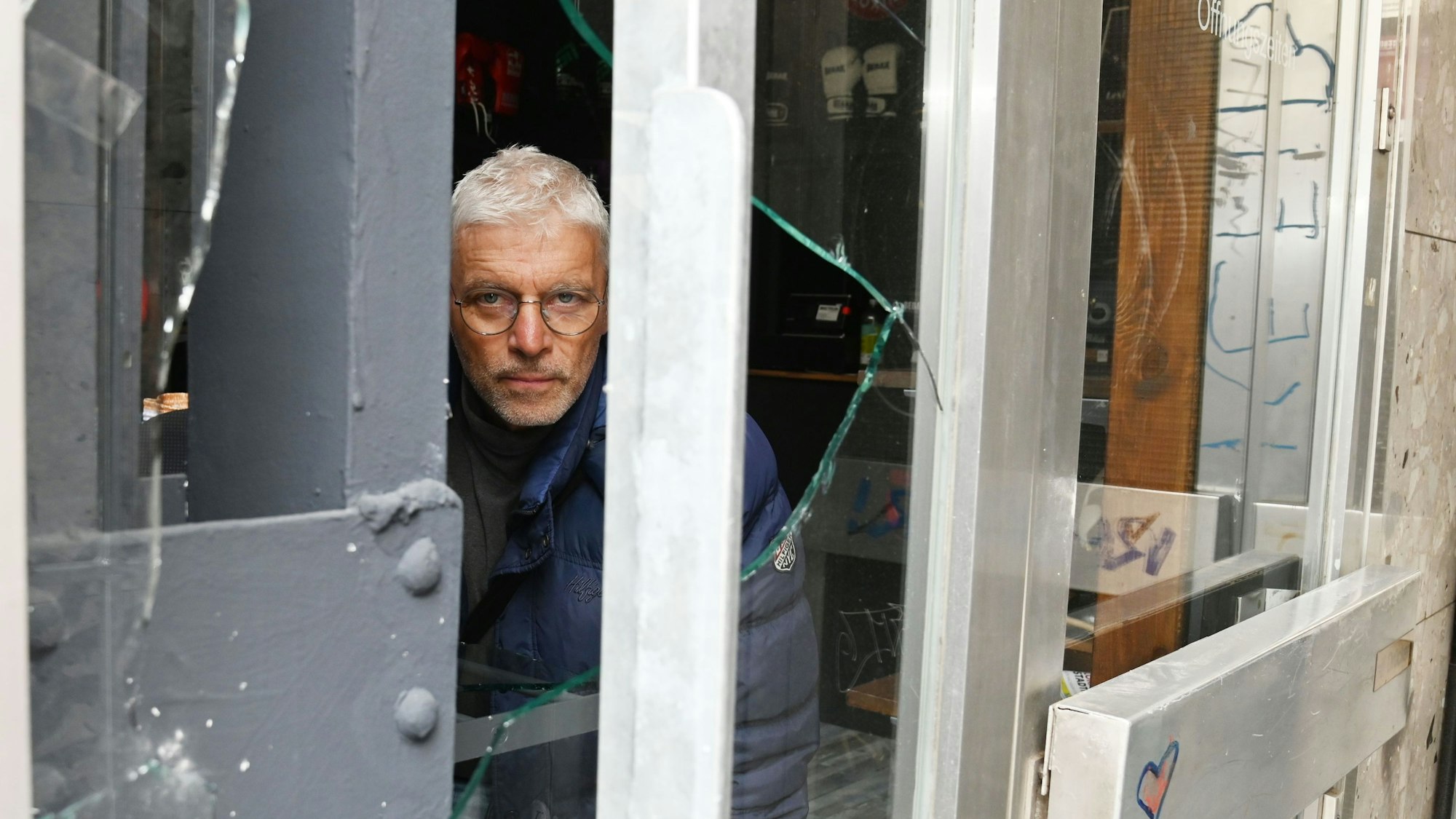Der „Bebak Boxing Club“ von Peter Frohn-Lux ist wiederholt Opfer von Vandalismus geworden.