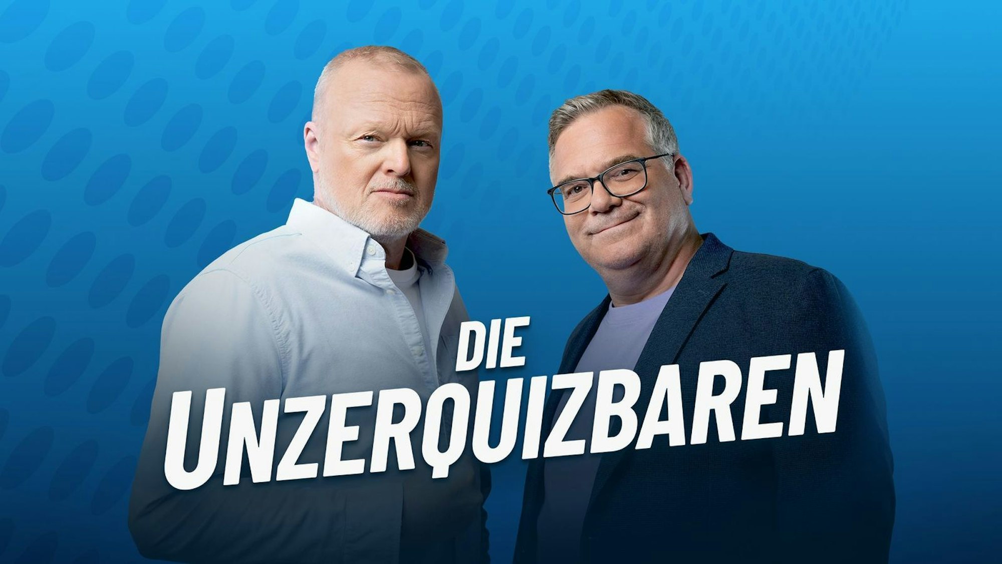 Wiedervereint: Stefan Raab und sein einstiger Sidekick Elton treten in der neuen Show „Die Unzerquizbaren“ als Team an.  (Bild: RTL/Raab Entertainment/Willi Weber)