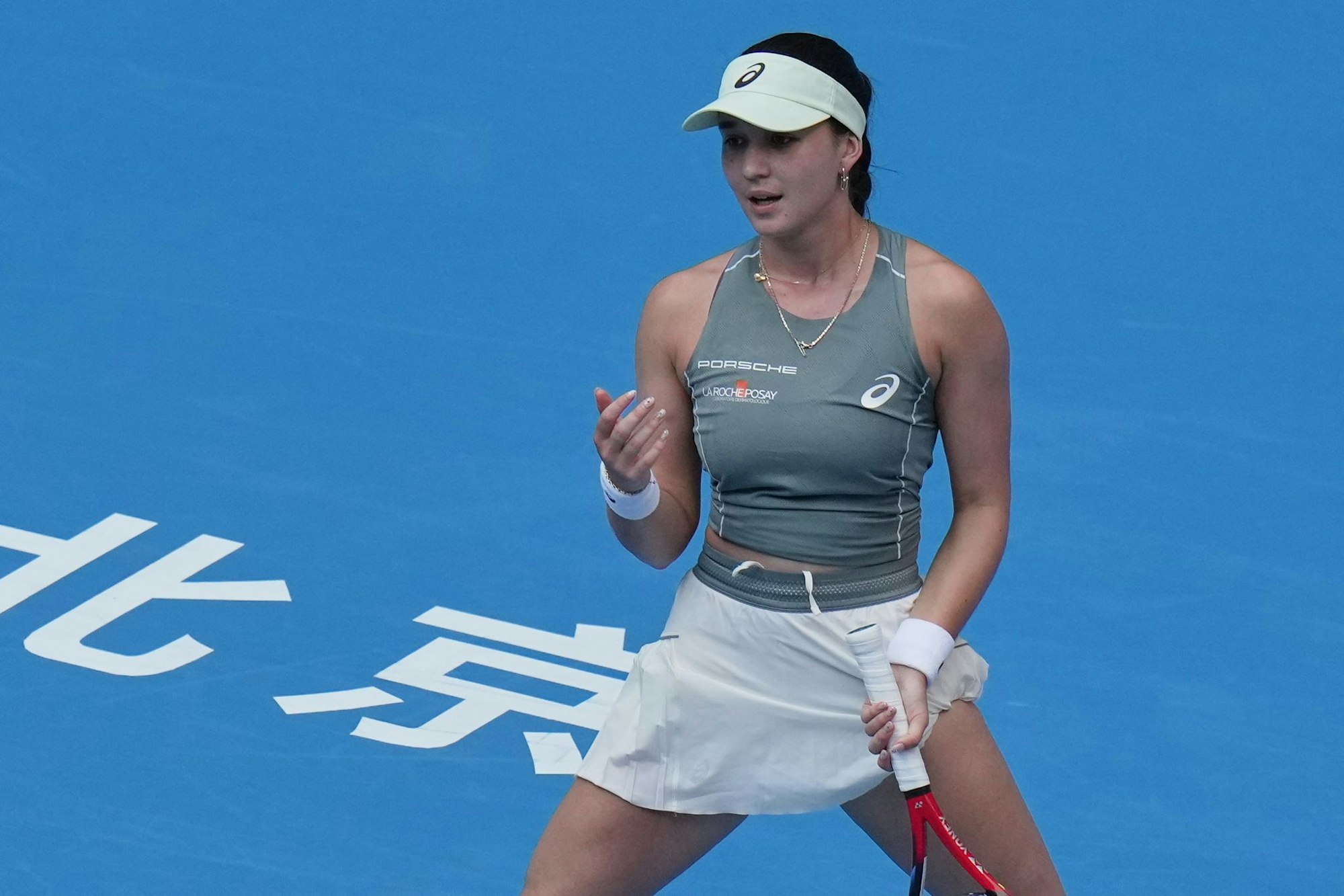 Eva Lys schied beim Turnier in Tokio im Achtelfinale aus. (Archivbild)