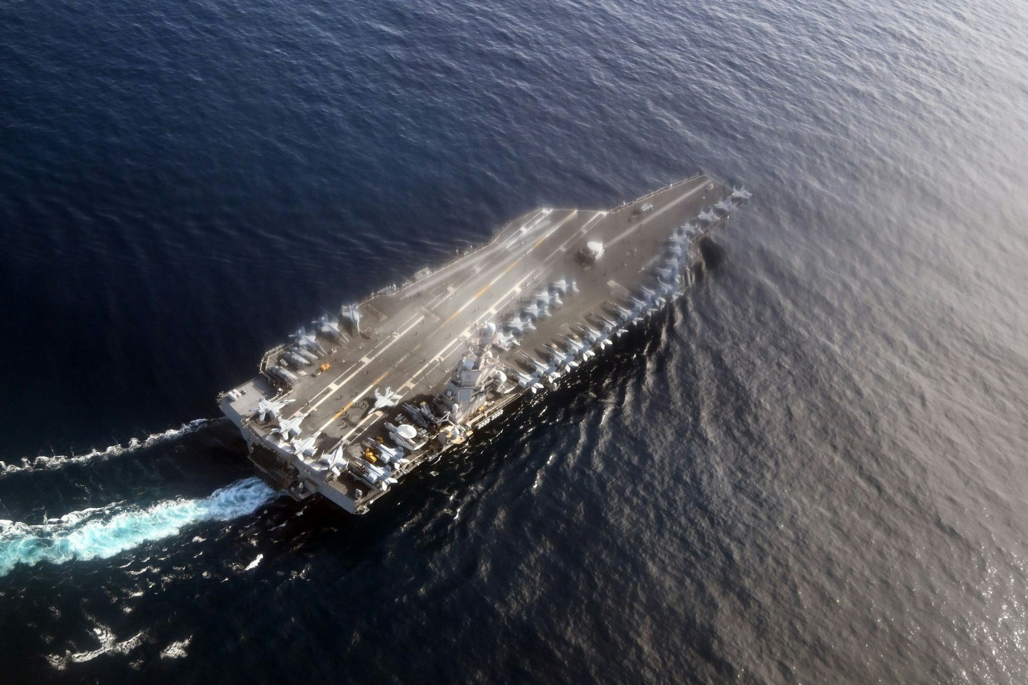 Der Flugzeugträger «USS Gerald R. Ford» und der dazugehörige Verband sollen nach Lateinamerika. (Archivbild)