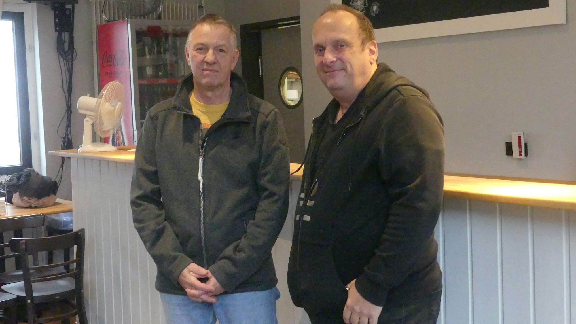 Für Frank Fischer (l.) und Thomas Frenzel geht im nächsten Jahr die gemeinsame Ära im Lokal Lichterfeld zu Ende.