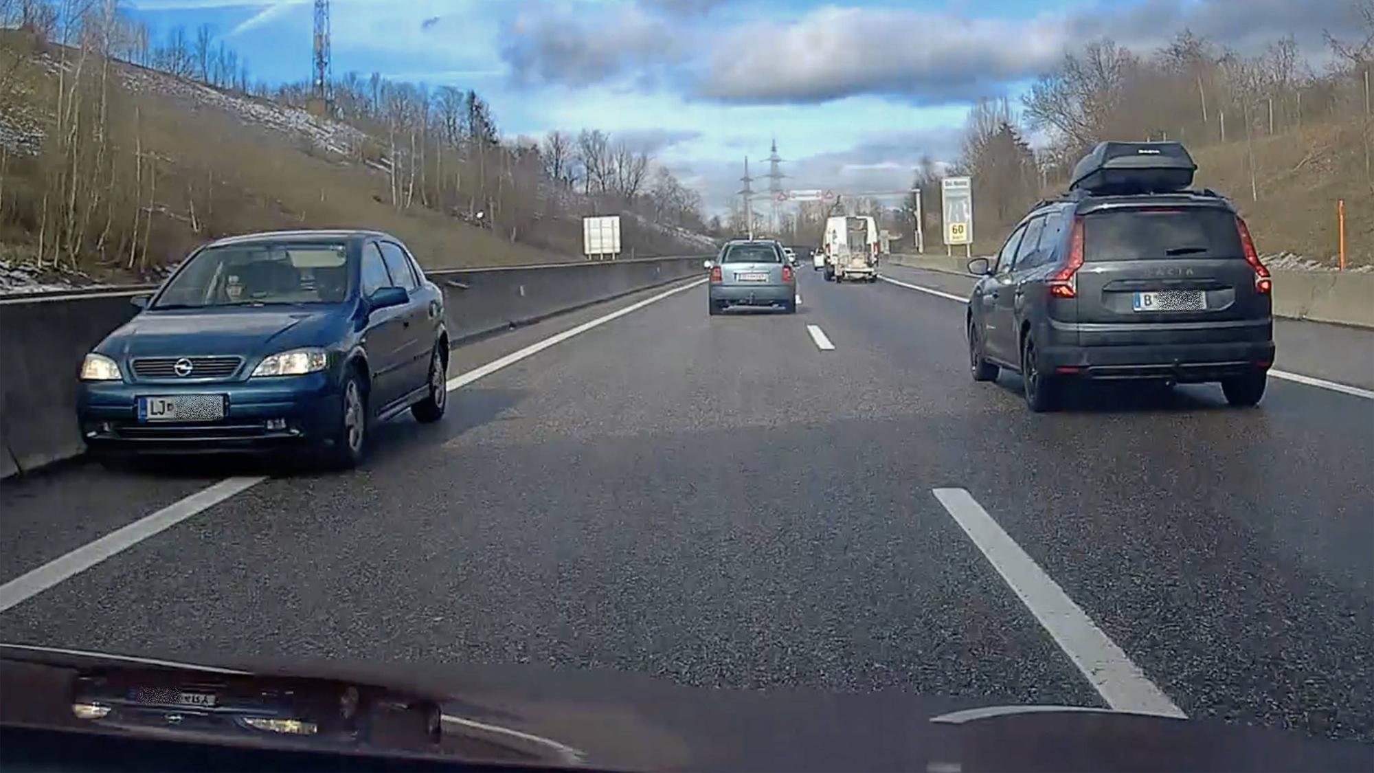 Ein Geisterfahrer auf der A8 kurz hinter dem Voralpenkreuz.