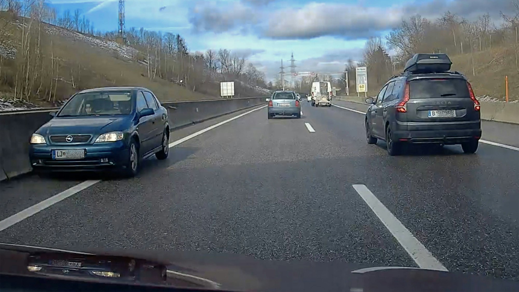 Ein Geisterfahrer auf der A8 kurz hinter dem Voralpenkreuz.