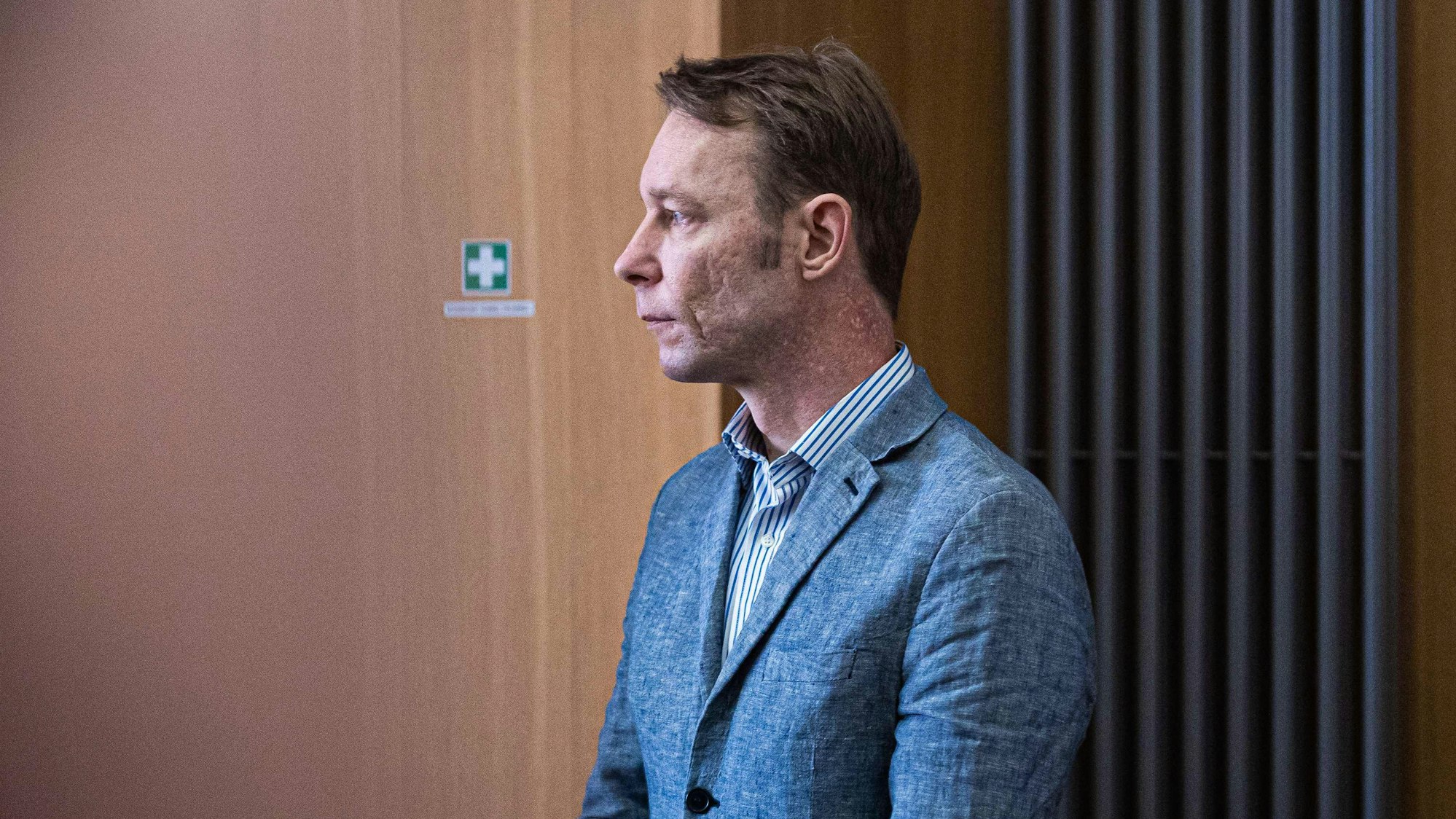 Christian B., Hauptverdächtiger im Fall Maddie McCann, vor Gericht in Braunschweig im März 2024.