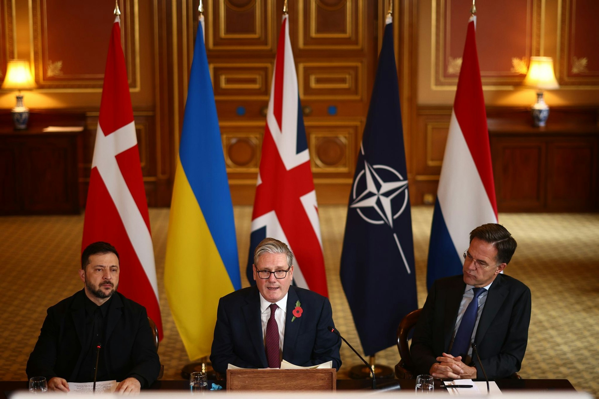 Bei dem Treffen in London ging es auch darum, wie die Ukraine durch den erwarteten schweren Kriegswinter kommen kann.