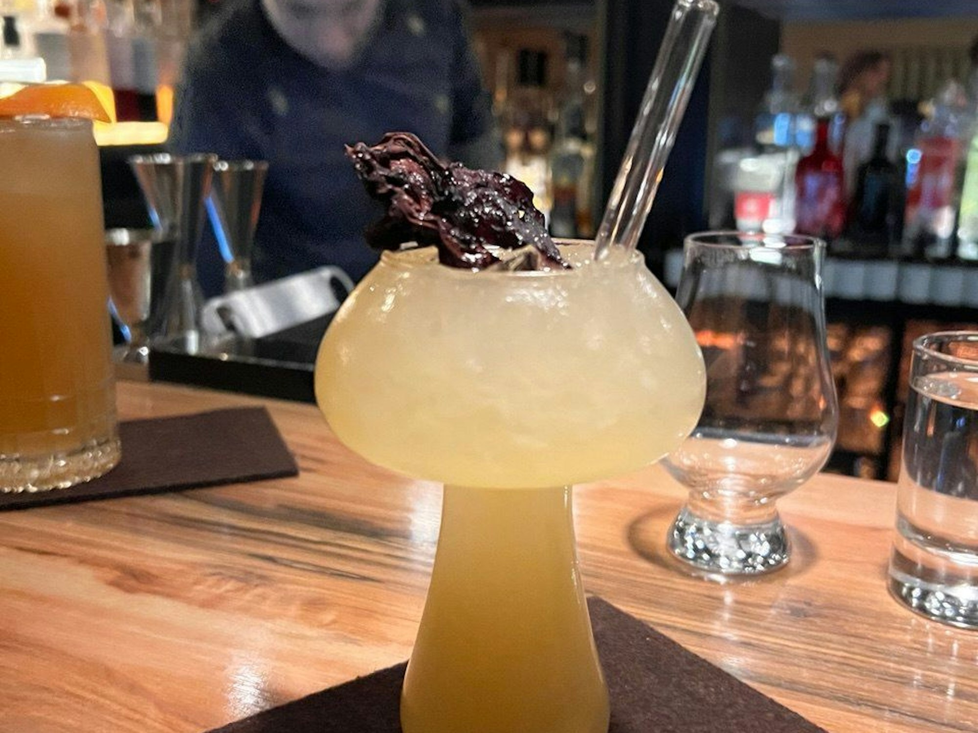 Die „Senf Simone“ gehört zu den Signature-Drinks.