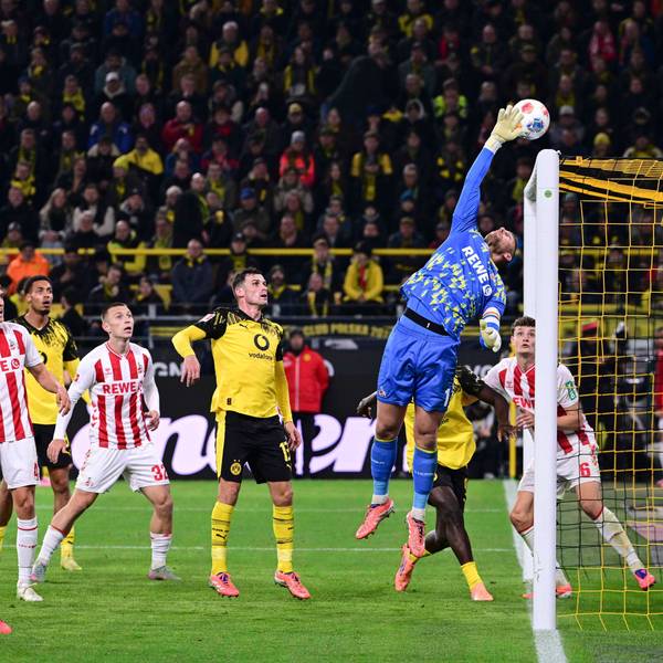 Marvin Schwäbe war in Dortmund mit mehreren tollen Paraden zur Stelle.
