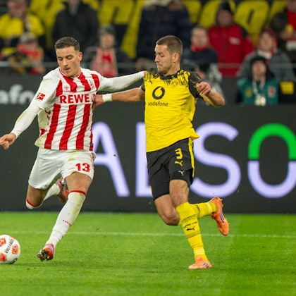 Said El Mala beim 1. FC Köln gegen Borussia Dortmund im Einsatz.