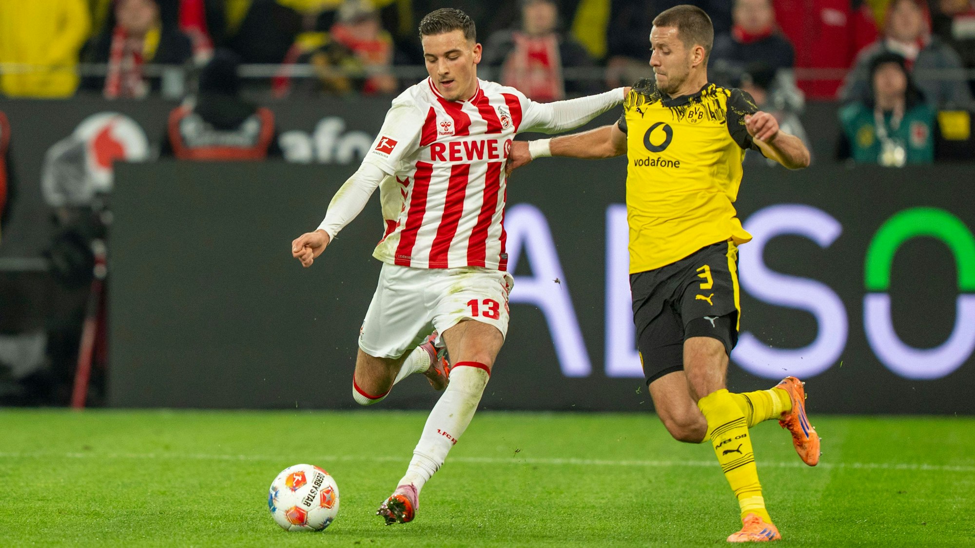 Said El Mala beim 1. FC Köln gegen Borussia Dortmund im Einsatz.