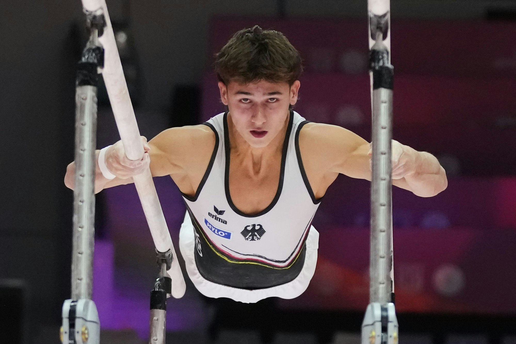 Einziger deutscher Turner in einem WM-Finale: Timo Eder.