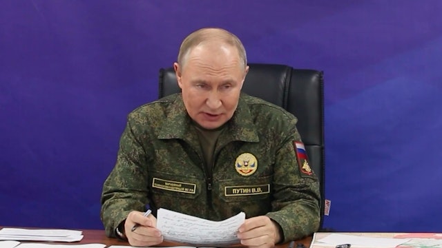 Wladimir Putin betonte Russlands militärische Erfolge in der Ukraine und einen erfolgreichen Test der atomaren Langstreckenrakete Burewestnik.