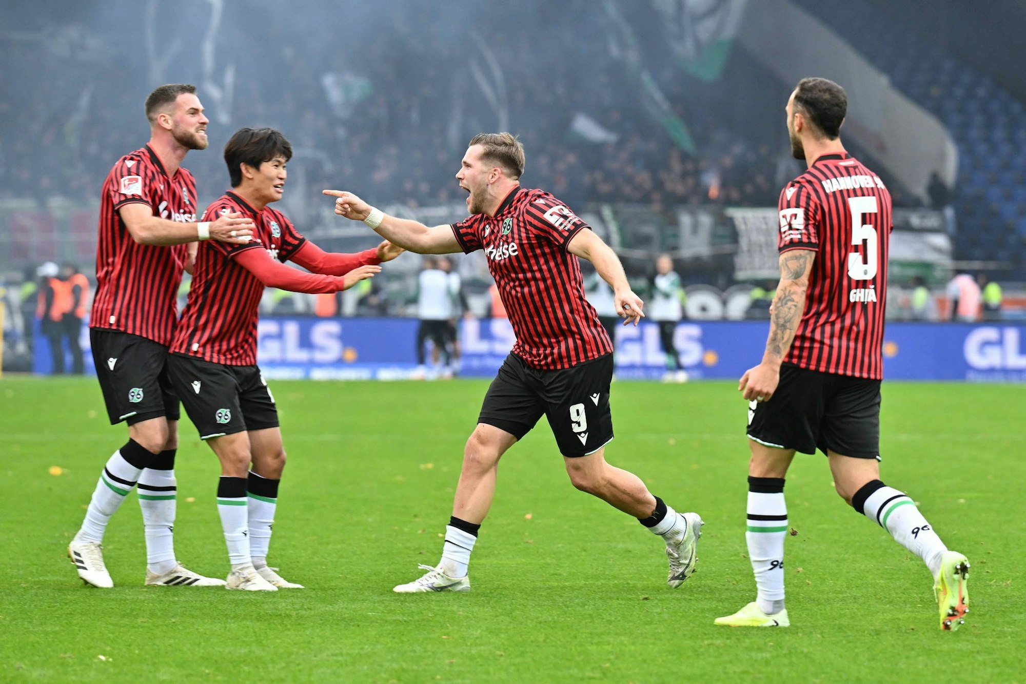 Hannover-Jubel in Braunschweig.