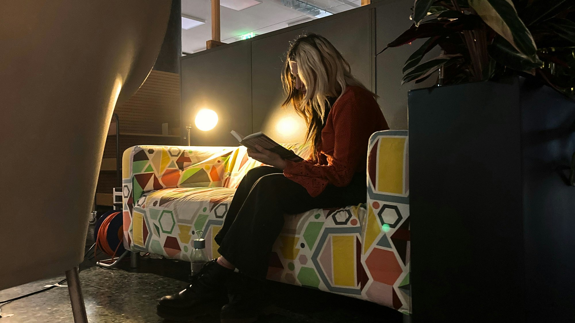 Silent reading Party in der Stadtbibliothek Leverkusen