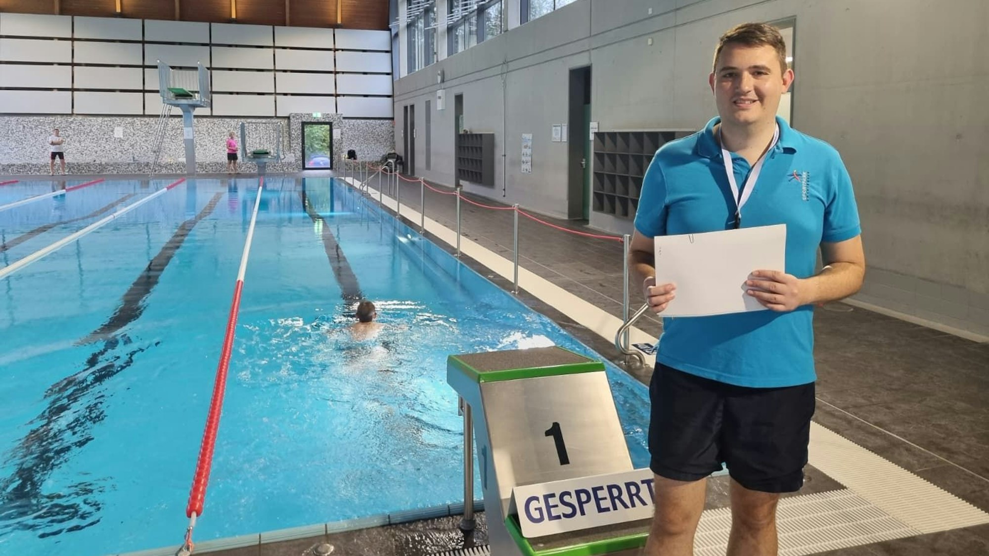 Aktion im Wiembachtal: Bei Sebastian Frohn konnten junge Schwimmerinnen und Schwimmer ein offizielles Schwimmabzeichen ablegen