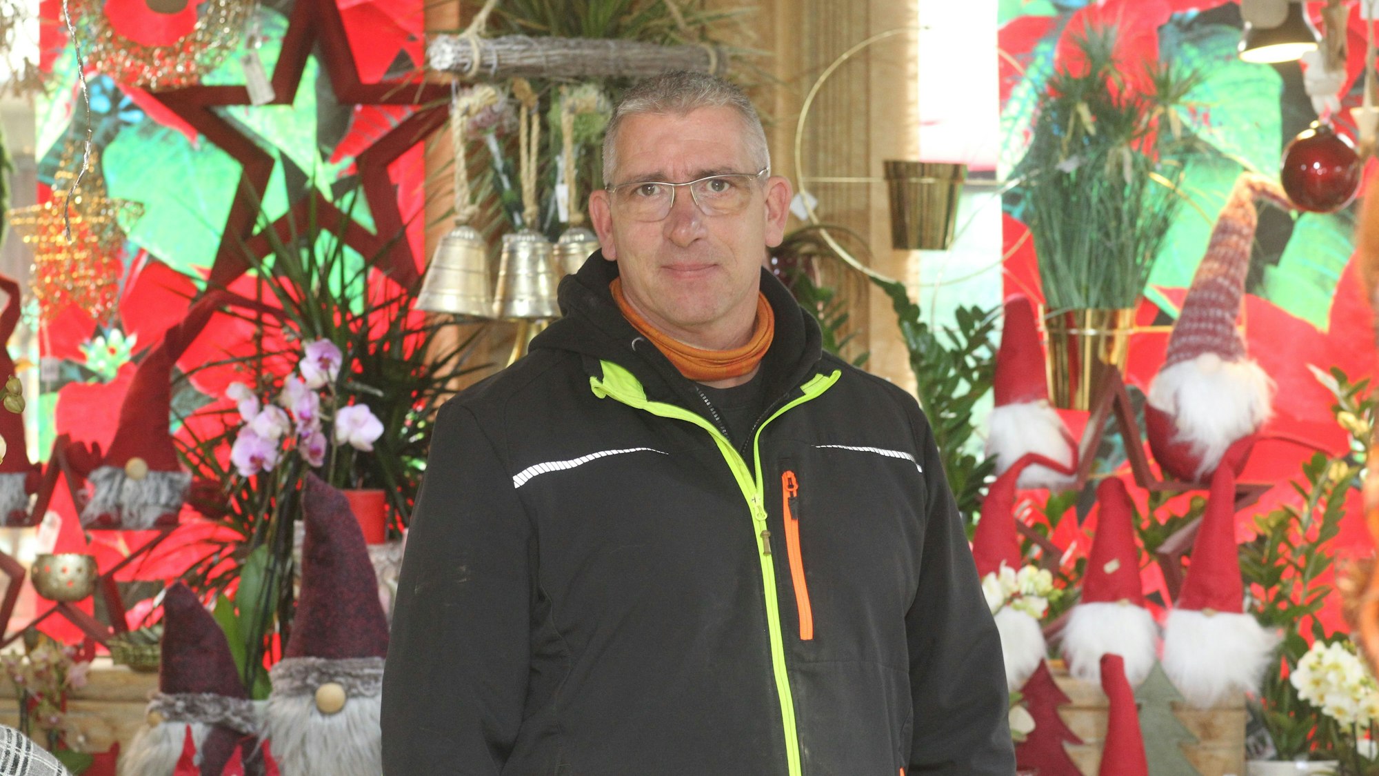 Stephan Zündorf, Geschäftsführer des Traditionsunternehmens Blumen Zündorf  aus Sieglar.