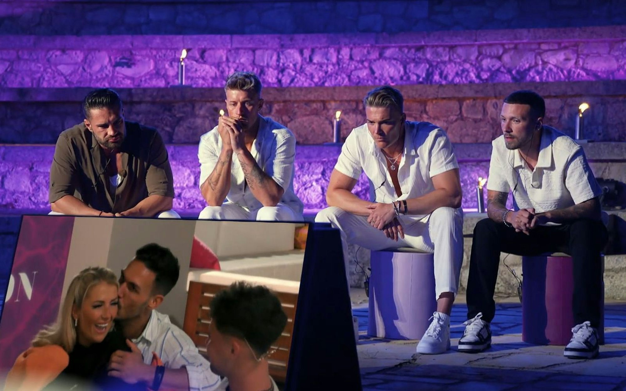 Geht Melissa zu weit? Die Männer finden: aber hallo! (Bild: RTL)