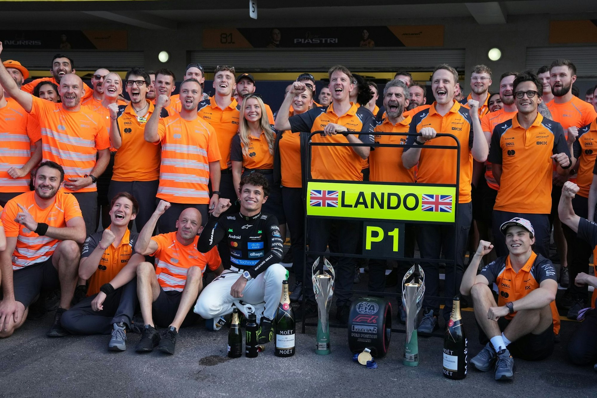 P1 für Platz eins - wird das am Ende auch der Rang für Lando Norris in der WM sein?