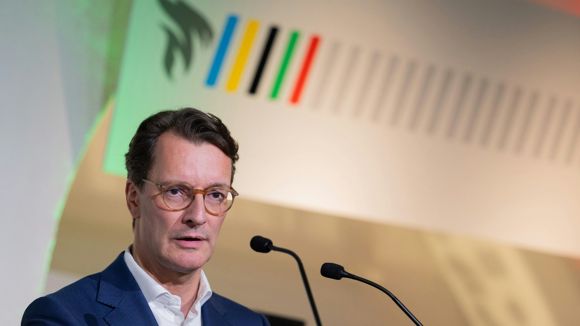 NRW-Ministerpräsident Hendrik Wüst (CDU) hält eine breite Zustimmung für Olympische Spiele in NRW für sicher.