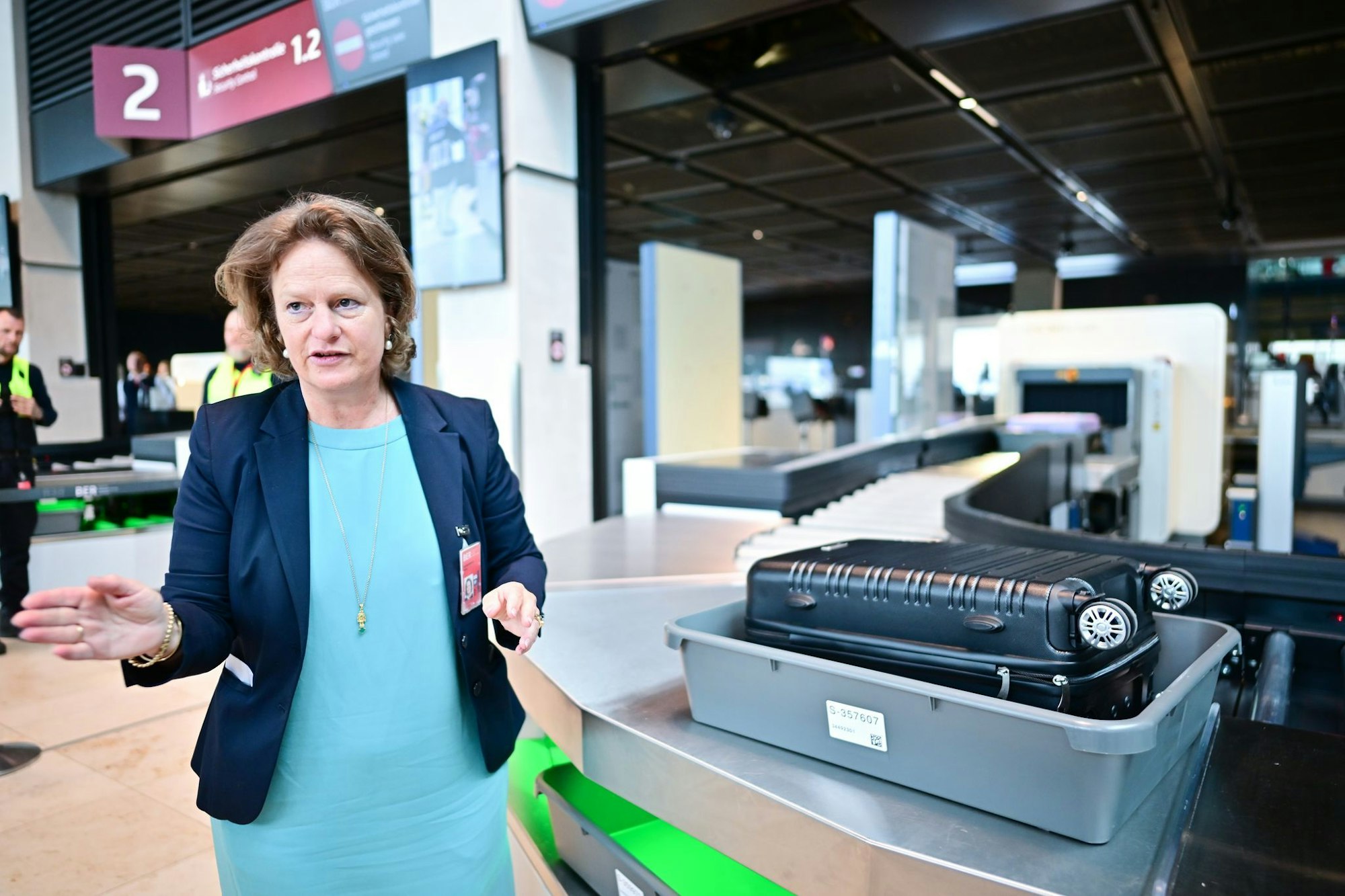 Flughafenchefin Aletta von Massenbach versucht den BER als Innovationsstandort für neue Technologien zu etablieren. (Archivbild)