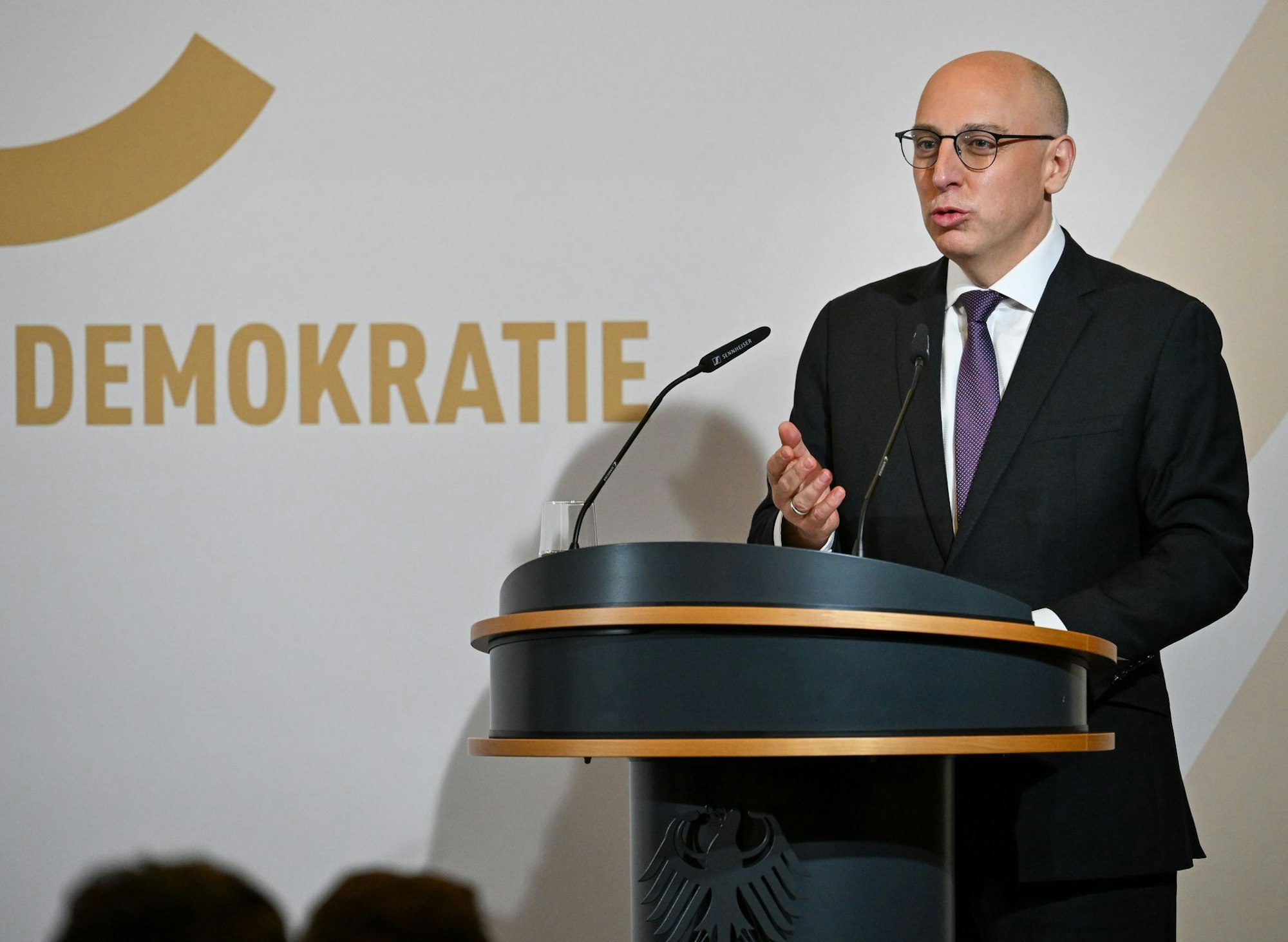 Für Sinan Selen war es gleichzeitig seine Antrittsrede als Präsident des Bundesamts für Verfassungsschutz.