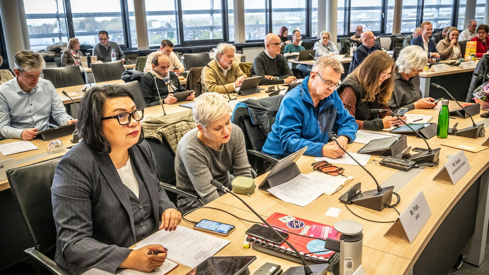 Milanie Kreutz, letzte Ratssitzung Leverkusen