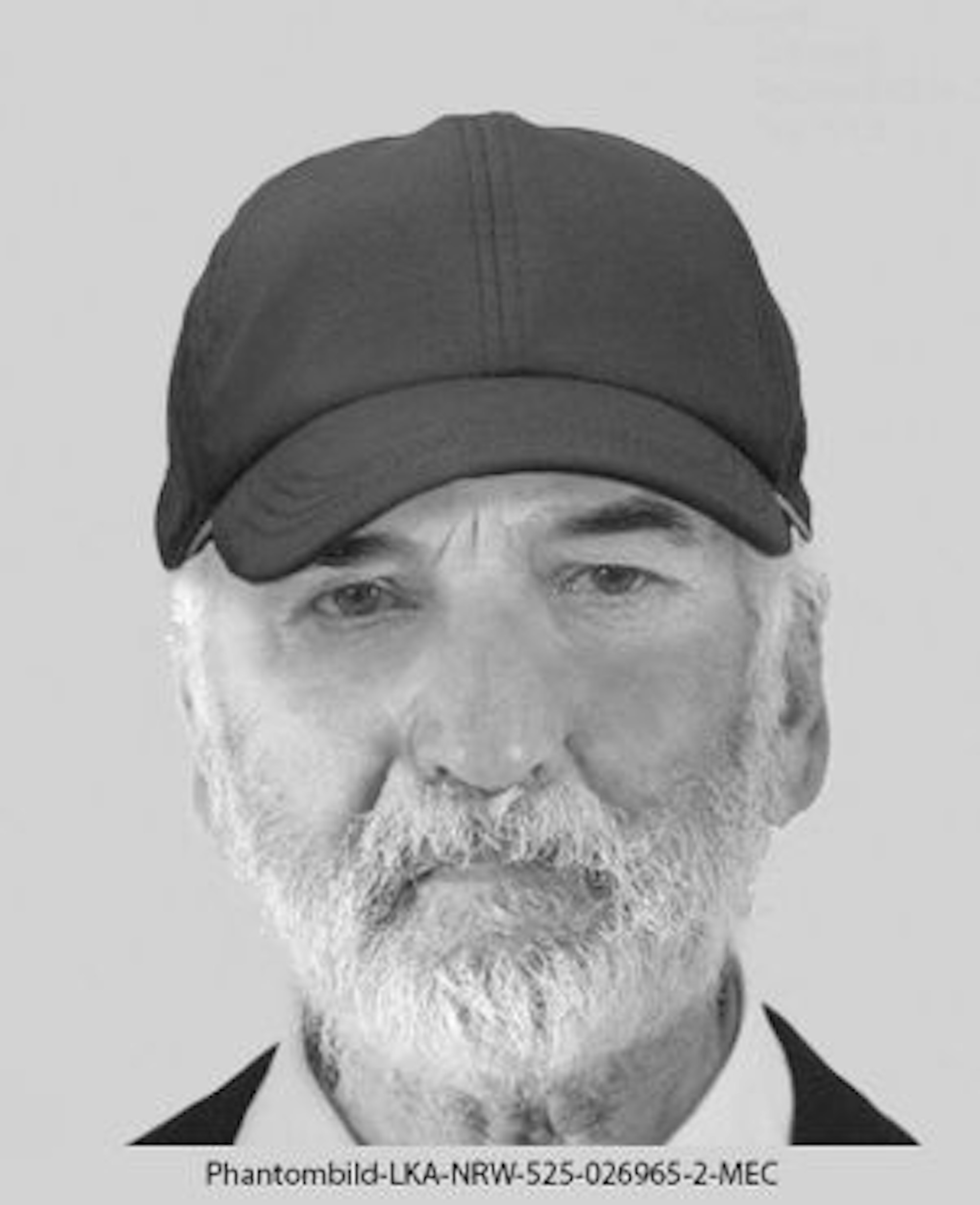 Phantombild des anderen vermeintlicher Betrügers