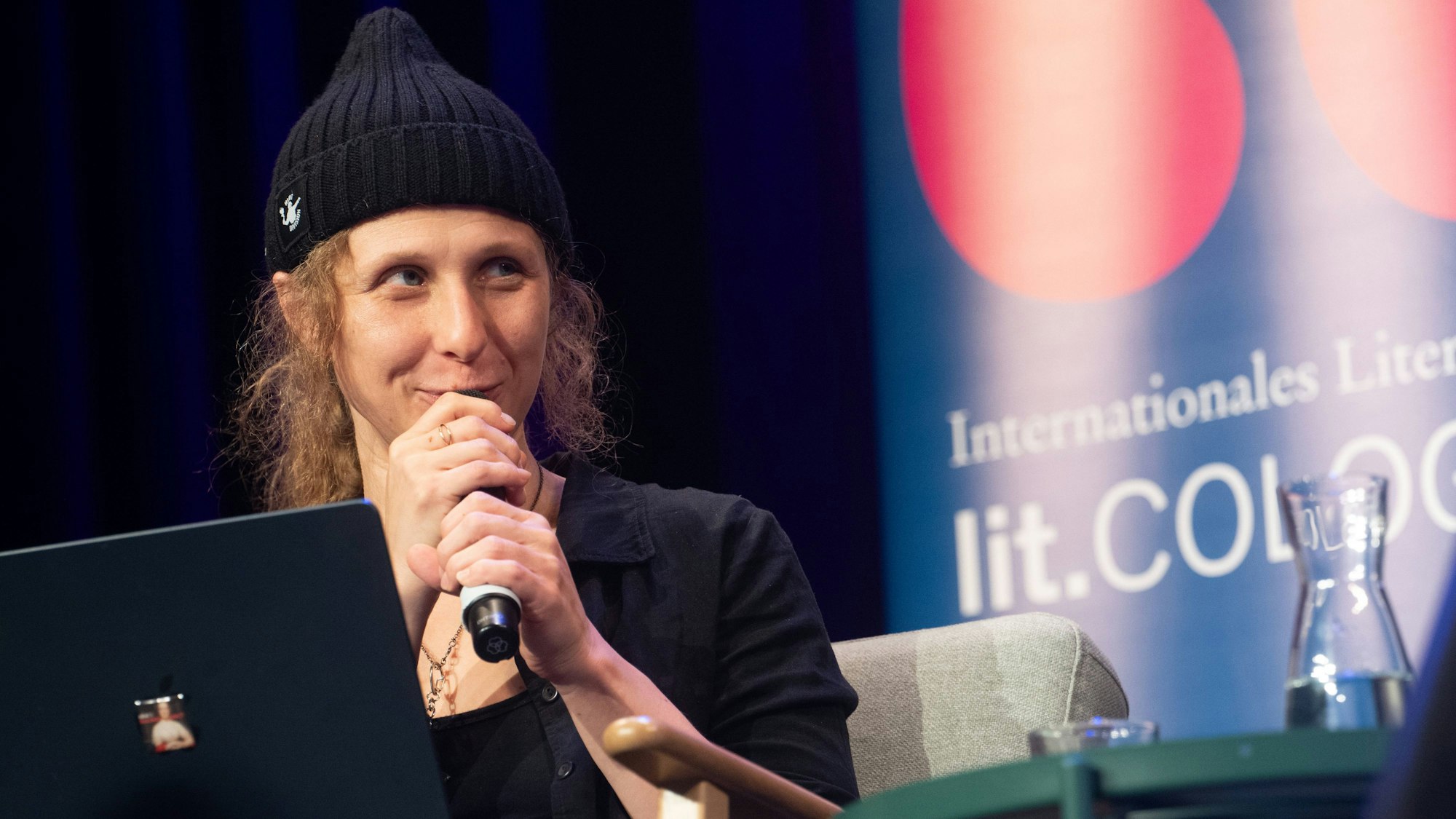 Maria Aljochina bei der lit.Cologne Spezial