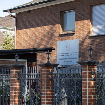 Das afghanische Generalkonsulat in Bonn im Oktober 2025.
