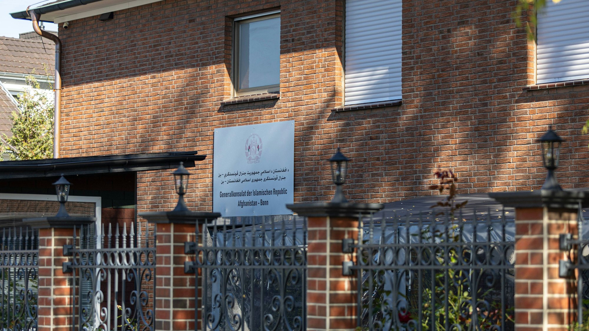 Das afghanische Generalkonsulat in Bonn im Oktober 2025.