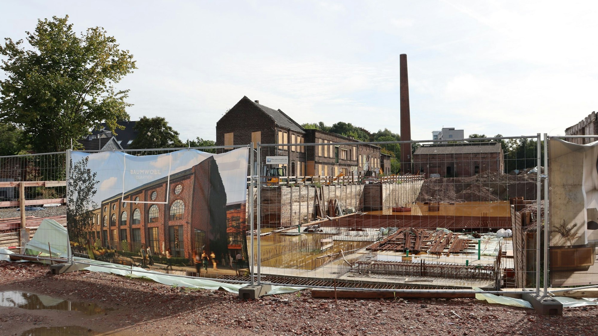 Die alte Baumwollbleicherei in Holweide. (Archivbild)