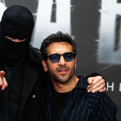 Produzent Elyas M'Barek und Aykut Anhan auf der Premiere.