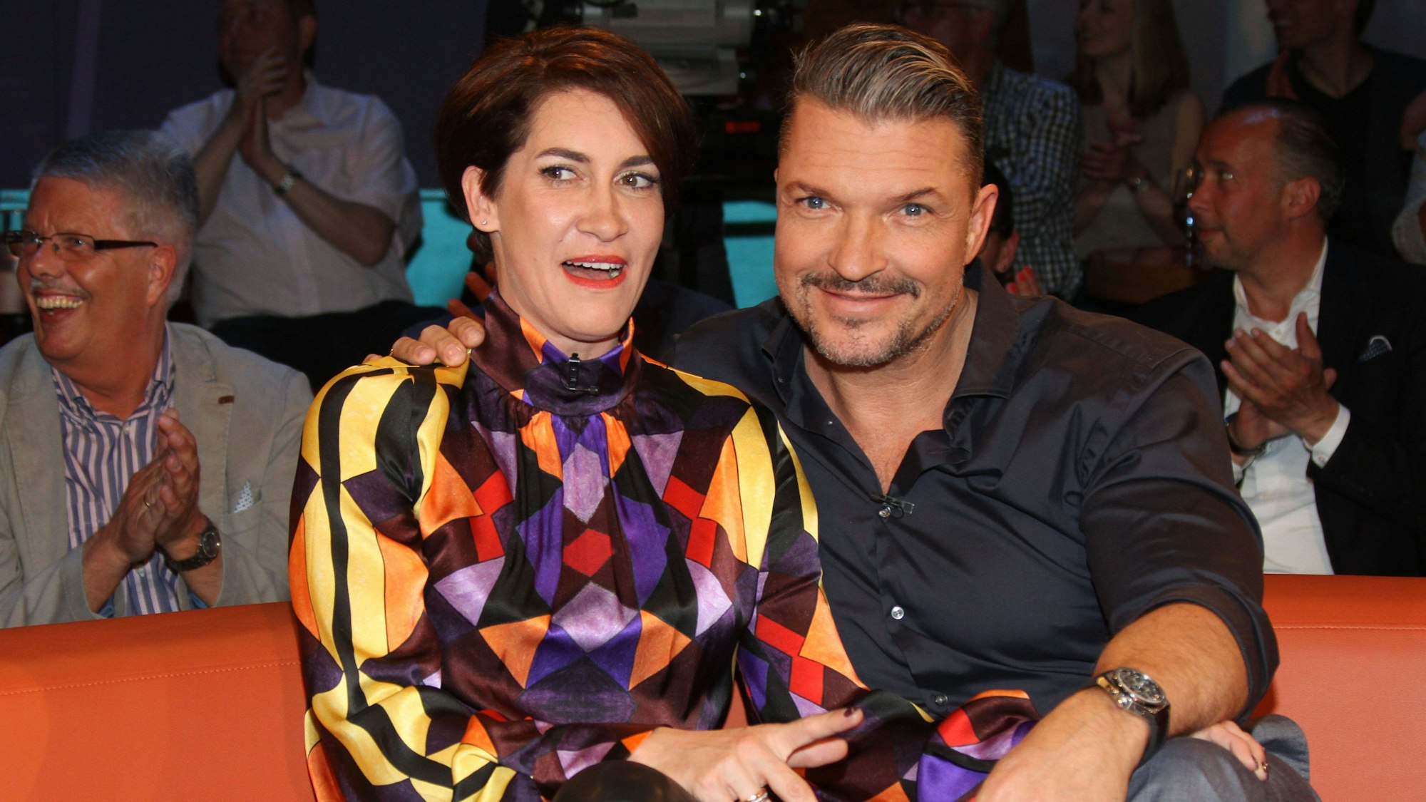 Hardy Krueger jr. und seine Frau Alice Krueger, NDR Talkshow, 26.04.2019, Hamburg.