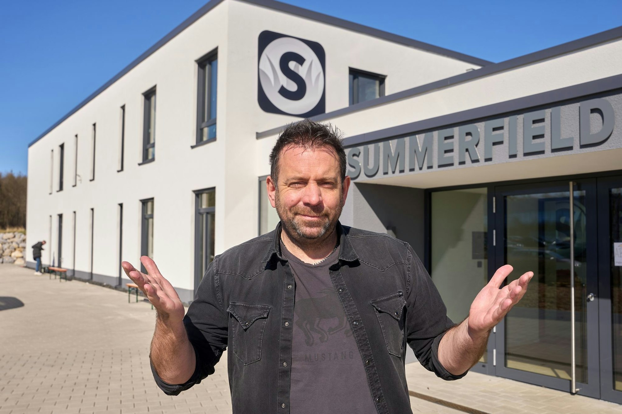 Ikke Hüftgold privat: Plattenfirma und Gartenbaucenter. (Archivbild)