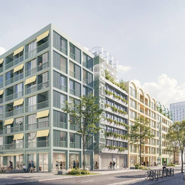 Für das Baufeld 05 im Deutzer Hafen ist eine Mischung aus Wohnungen und Büros geplant.