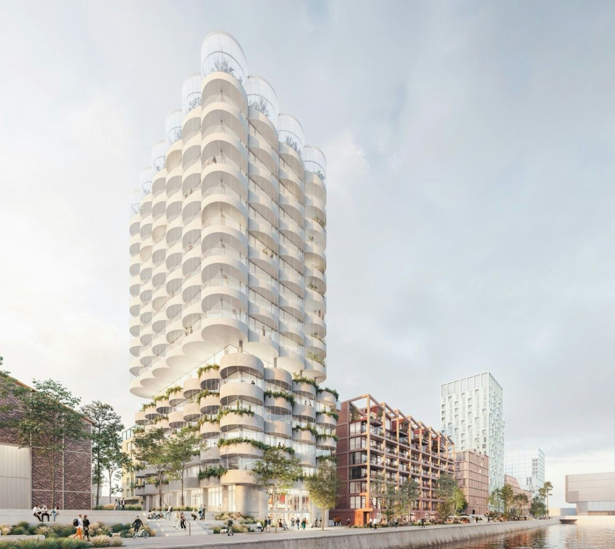 Der Siegerentwurf von &Mica für das Baufeld 05