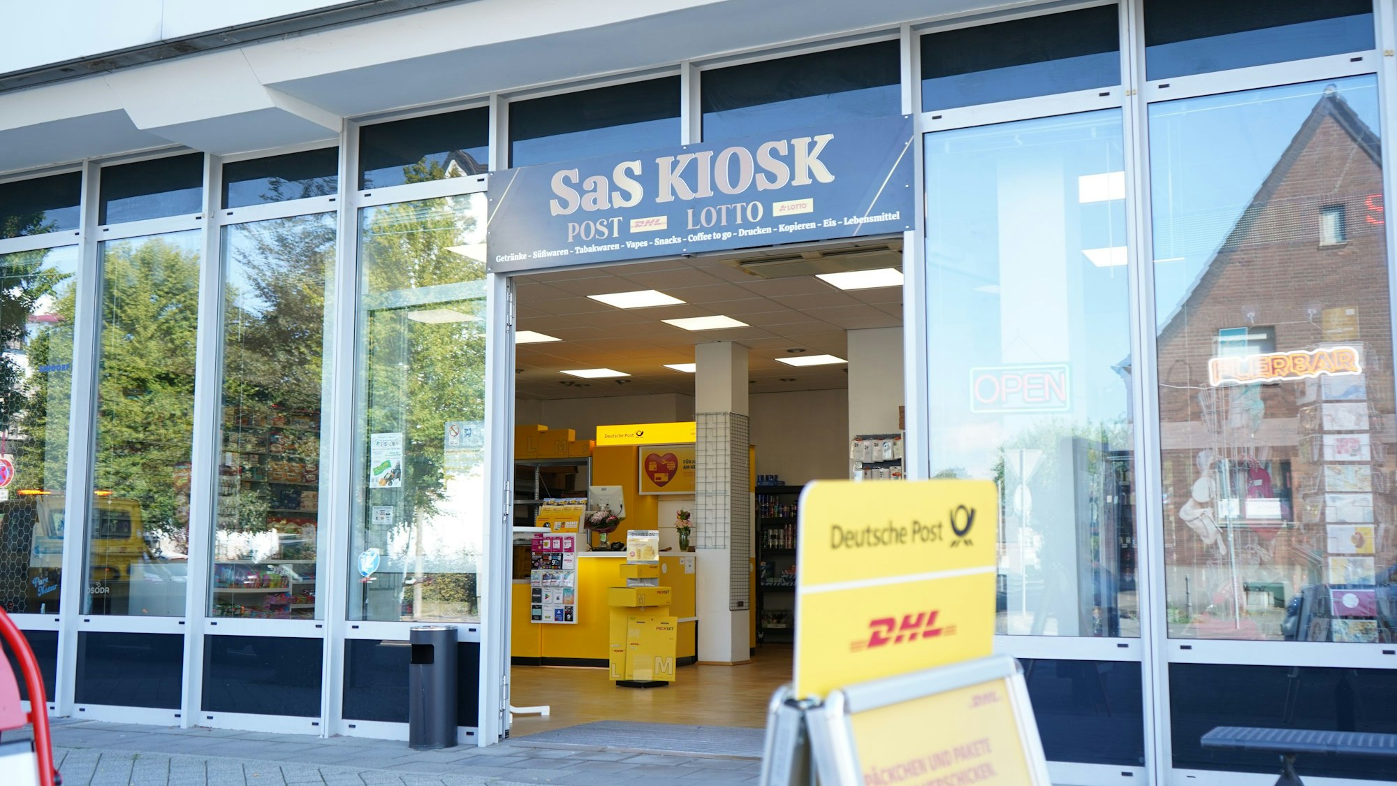 Das Foto zeigt einen Kiosk in Kerpen-Sindorf.