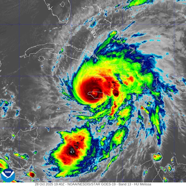 Hurrikan Melissa ist über Jamaika hinweggezogen und nähert sich nun Kuba.