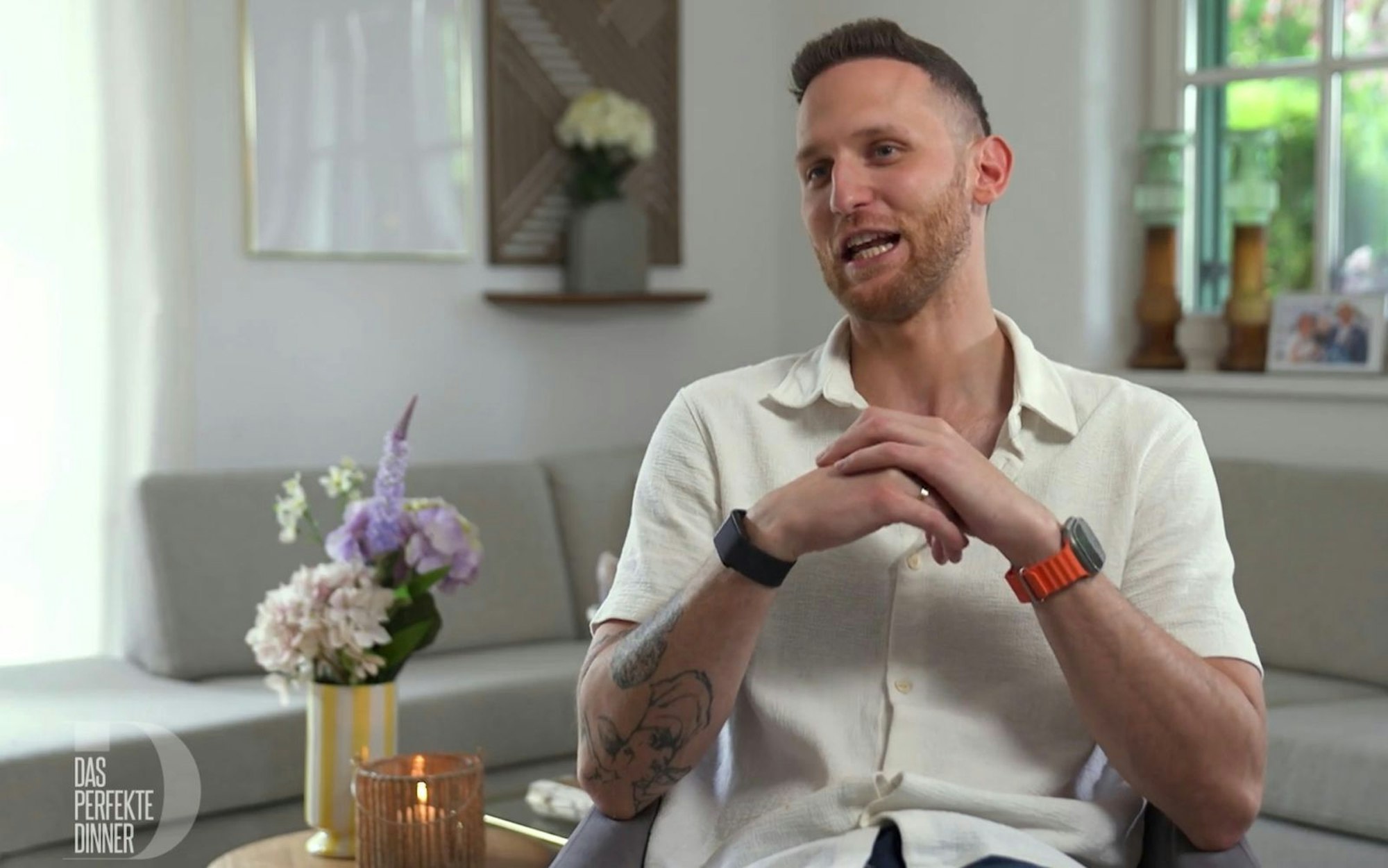 Raphael mag keine „halbscharigen“ Dinge: „Für mich gibt es nur ein Gas - Vollgas.“   (Bild: RTL)