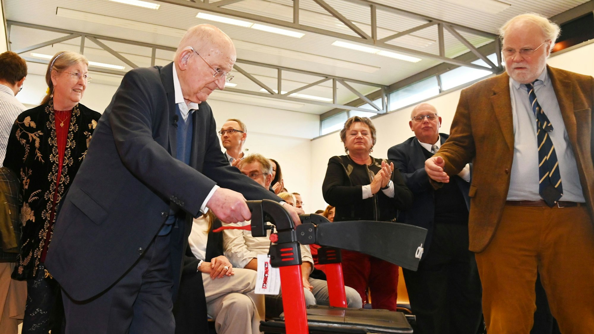 29.10.2025 Köln. Feature über	
Feature über Psychotherapeut Otto Kernberg (97). Foto: Alexander Schwaiger