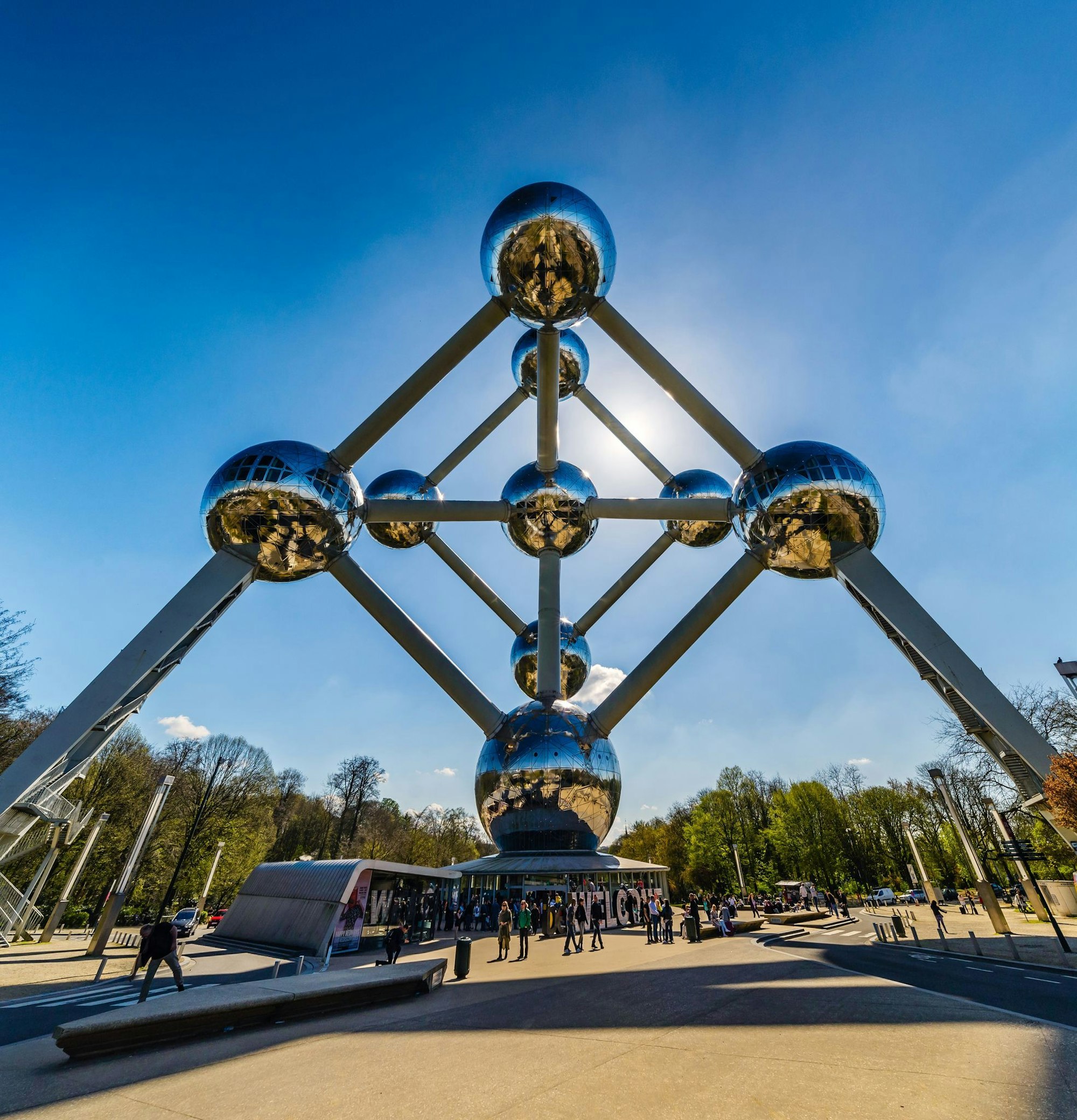 Das Atomium ist das bekannteste Wahrzeichen der belgischen Hauptstadt.