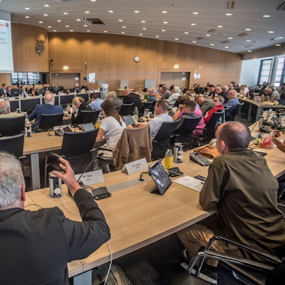 Der Ratssaal in Leverkusen.